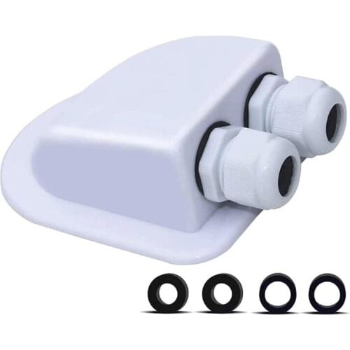 Q0KA Double Solar Cable Entry Gland Housing Box Weatherproof Cable Entry Plate for Solar Project Installation on Travel