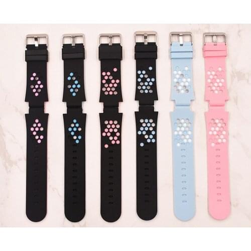 20MM Replace Smart Watch Strap for Q528 T7 Y21 Strap Childrens GPS Tracker Watchband Silicone Wrist Belt with Connection