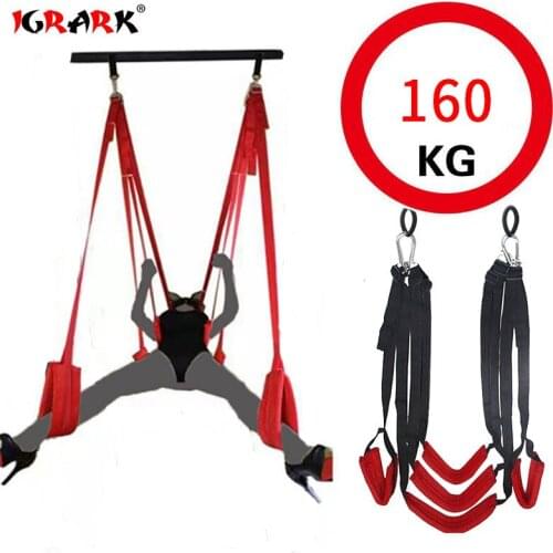 Sex Swing Luxurious Soft Material Sex Furniture Fetish Bandage Door Swing Sex Erotictoysupgraded Version of The Swing for Couple