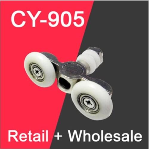 Shower room pulley wheels arc glass hole 8mm/12mm