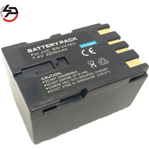 Laipuduo For JVC 2.2mah 100% brand Replacement Camera Battery BN-V408 BN-V408U BN-V408US BN-V428 BN-V428U BN-V428US BN-V416