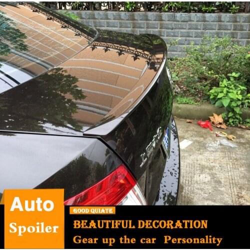 For 2015 2016 2017 Skoda Octavia Spoiler Sport ABS Material Car Rear Wing Primer Color Trunk Rear Spoiler