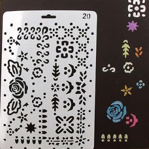 Bullet Journal Supplies Stencils Accessories For Decor Diy Scrapbooking Album Cake Painting Template Office School Stationery