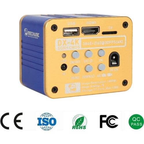 MECHANIC 4K Video 1080P High Definition Microscope Camera DX-4K Digital Microscope HDMI USB For SONY COMS Sensor Phone Soldering