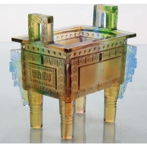 High-grade glass ornaments Ding lucky evil prime office opened high-grade Chiaki business meeting gift