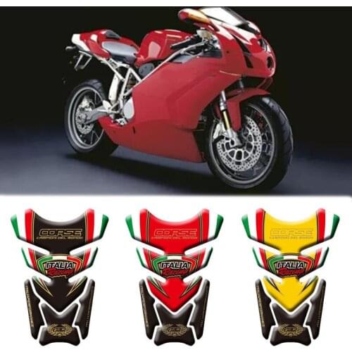 Motorcycle High-quality 3D Fuel Tank Pad Protective Stickers Decals For Ducati 998 996 748 916