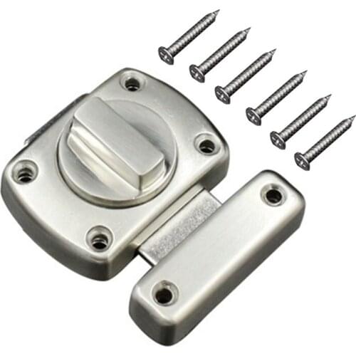 RV Drawer Latches Keyless Twist Locks Zinc Alloy Cabinet Door Locks Bathroom Rotate Bolt Lock Toilet Indoor Latch