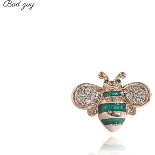 Vintage Dripping Oil Brooch For Womens Red Green Insect Pin Jewelry Office Clothes Scarf Buckle Garment Accessories Brooch Gift