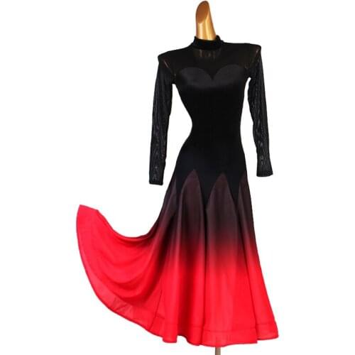 Custom Made Women/Children Ballroom Dance Dresses Standard Ballroom Dancing Clothes Competition Standard Dance Dress Waltz Dress