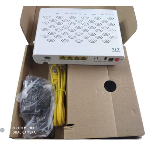 ZTE F660 FTTH ONU GPON Terminal ONU 1GE+3FE +1Tel POTS+WIFI+1USB Bridge/Route+Voice ZTE ONT ONU terminal modem