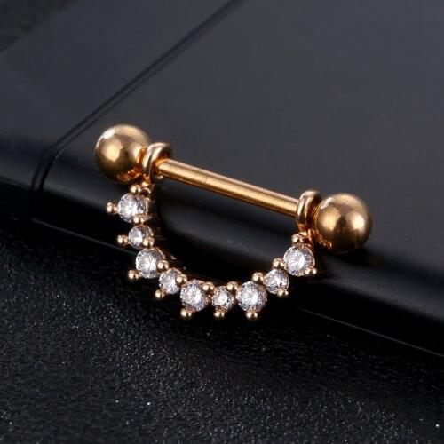 1PC Nipple Ring Surgical Steel Bar U Shape Barbell Body Piercing Jewelry Nipple Ring