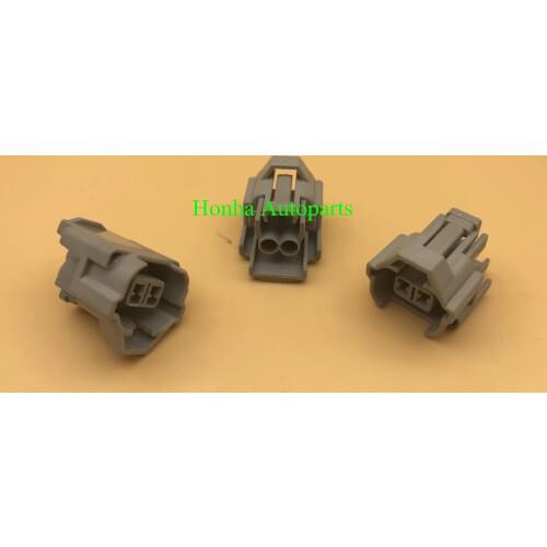 100pcs/lot 2 Pin/Way Top Slot Female Fuel Injector Connector Plug KIT NEW EFI Case For Subaru 173090-2
