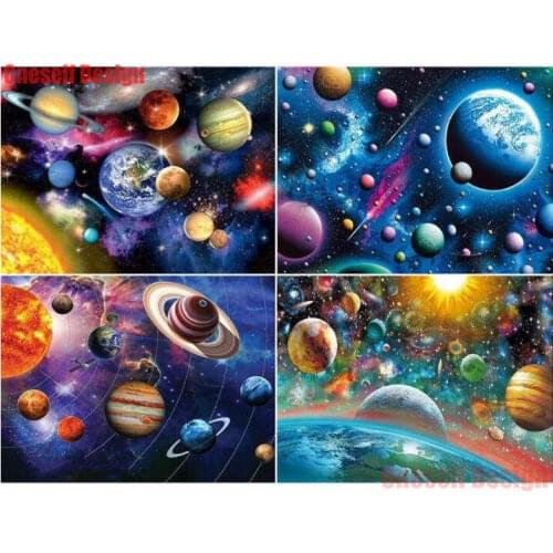 2019 new Christmas gift rhinestone pictures interstellar 5d diamond painting full square/round star diamond embroidery full set