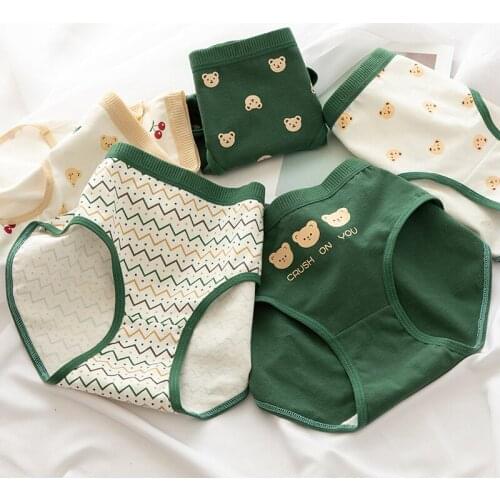4 Pcs/Lot Children Panties Girls' Briefs Female Kids Underwear Baby Girl Cotton Sweet Design Panties Children Clothing