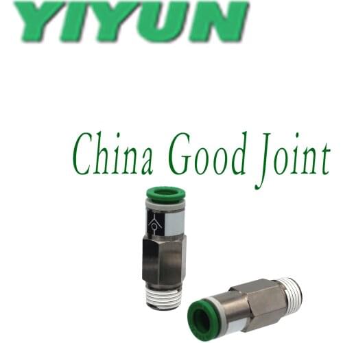 AKH04A-M5,01A AKH06A-M5,01S,02S AKH08A-01S,02S,03S AKH10A-02S,03S,04S AKH12A-03S,04S YIYUN One-way check valve connector AKH