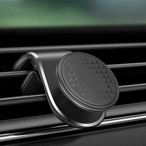Car Bracket Mobile Phone Stand Universal Air Outlet Metal Magnetic Mount GPS Navigation Mini Lightweight Car Phone Holder