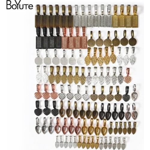 BoYuTe Mix 6 Styles and Colors (120 Pieces/Lot) Zinc Alloy Spade Clasps Diy Hand Made Jewelry Accessories