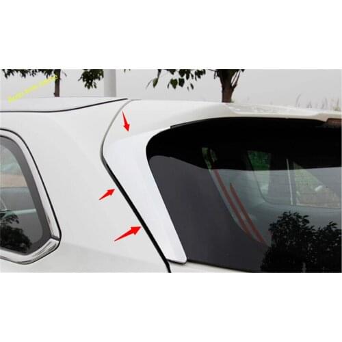 Lapetus Exterior Refit Kit Chrome Tail Door Window Spoiler Bezel Cover Trim Fit For Toyota Highlander KLUGER 2014 - 2019 ABS