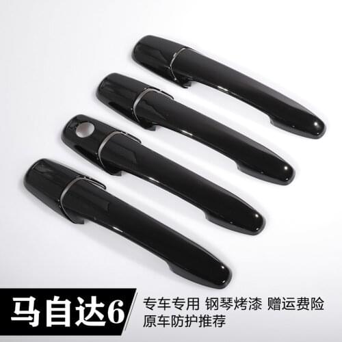 For Mazda 6 2003-2008 For Mazda 3 2003-2008 Piano black style door handles/bowls car covers car accessories car stickers styling