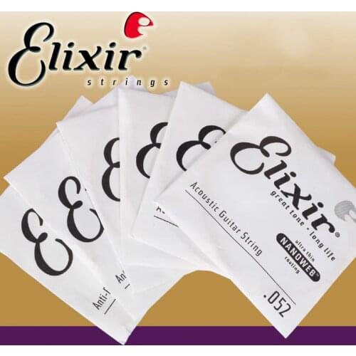 Elixir Nanoweb Ployweb Anti-Rust Single String, sell by 1 single string