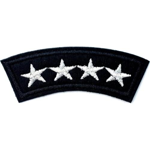 EMBLEM (Size:2.5x7.8cm) Patches Badges Cloth Jeans Cowboy DIY Iron On Patch Clothes Down Jackets Decoration Applique