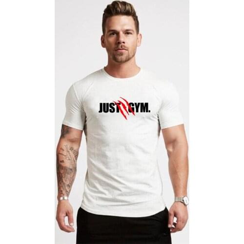 Мужские футболки с надписями FITNESS SHARK China At AliExpress