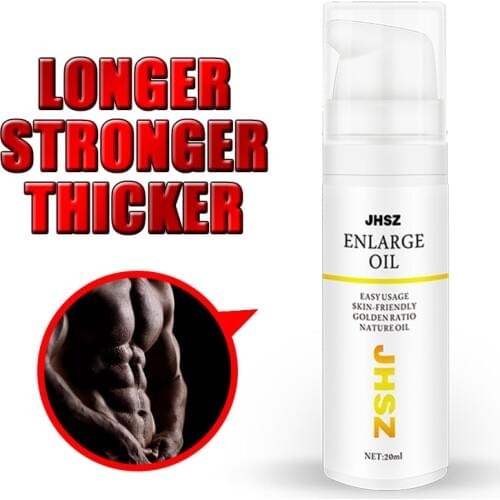 JHSZ Natural Plant Extracts Penis Enlargement Pills Sex Delay Cream Lubricant for Men Increase Big Dick Growth Thickening Oil