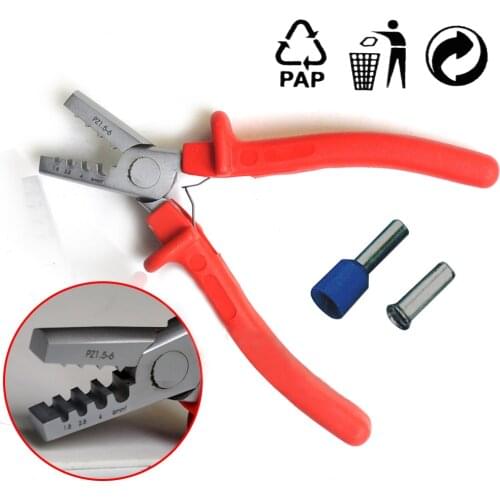 Germany Style Small Crimper Plier for Wire Ferrule 1.5-6mm2
