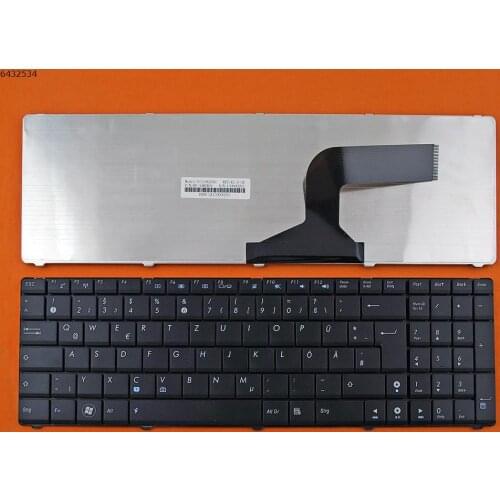 German QWERTZ New Keyboard for ASUS N53N N60D N61V N61W N61J N61V N70S N71J N71V N53S P53SJ N53 N53JF N53JQ N53SV N52J Laptop