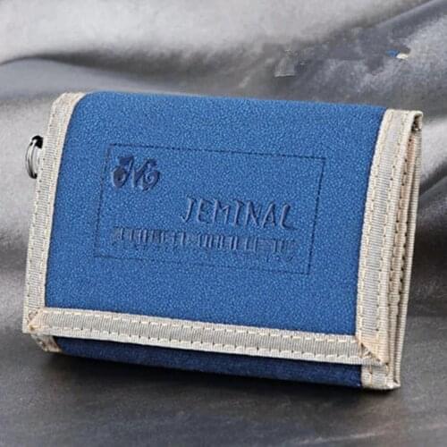 New Fashion Canvas Wallet Korean Version Mens Small Wallet Short Sports Student Coin Purse Card Holder