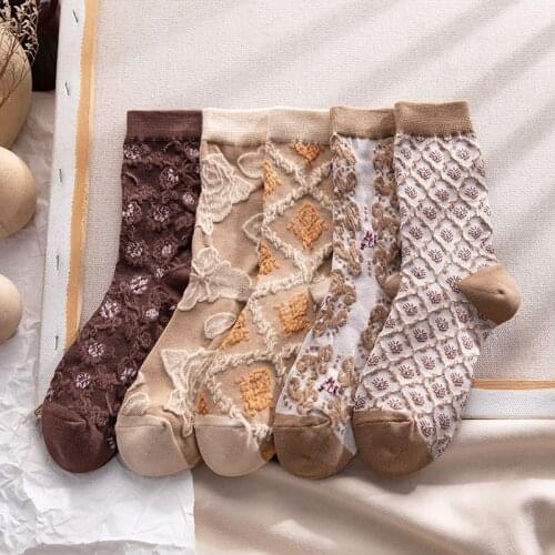 Autumn and winter socks Mori ethnic cotton girls' socks lingerie underwear women miniso meias feminino plus size hipster fall
