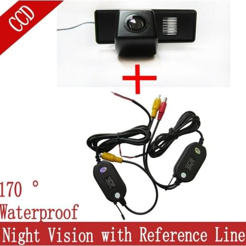 2.4 GHz transmitter & receiver Wireless car camera Rear View Reverse color parking CCD HD Camera For Mercedes-Benz Vito Viano