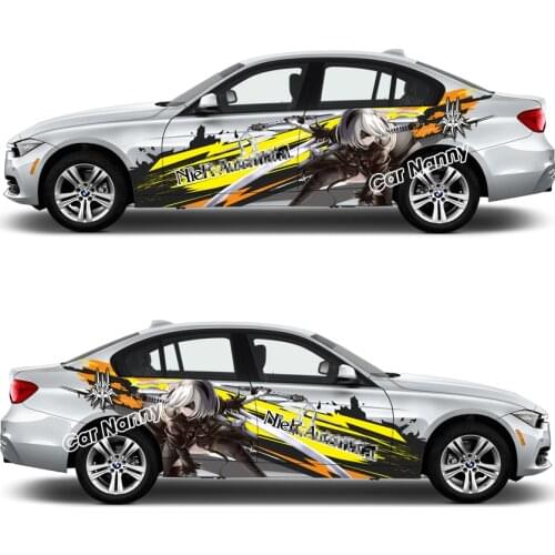 Customize Itasha Decals NieR Game Anime Stickers Auto Door Body Stickers Drift Racing Decal Car Accessories