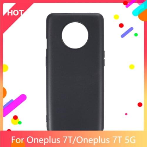 7T Case Matte Soft Silicone TPU Back Cover For Oneplus 7T 5G Phone Case Slim shockproof