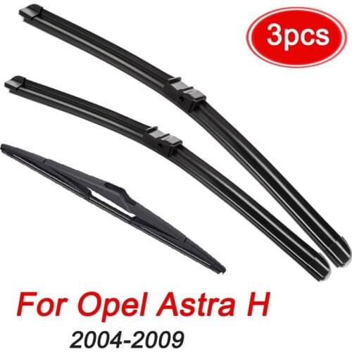 MIDOON Wiper LHD RHD Front Rear Wiper Blades Set For Opel Astra H GTC 3 door Hatchback 2004-2009 Windshield Windscreen 22"18"9"