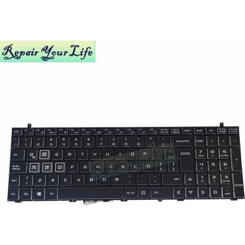 Replacement Latin Spanish Keyboards for Hasee Z7-kp7gt KP7D2 Z7KP7GC Spain SP ES LA Shenzhou Notebook PC Gaming Keyboard New