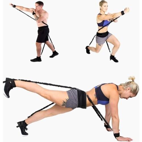 Sports Fitness Resistance Bands Stretching Strap for Boxing Muay Thai Training