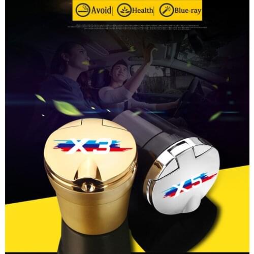 Led Lights Car Ashtray With Cover Creative Personality Cover for BMW X5 E53 E70 F15 G05 X1 F48 X3 F25 X6 E71 X2 F39 X4 X7 G07