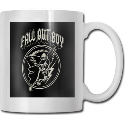 Fall Out Boy Flying Reaper Pop Punk Rock Emo Music Band Man Fob 1014 Halloween Mug Cup