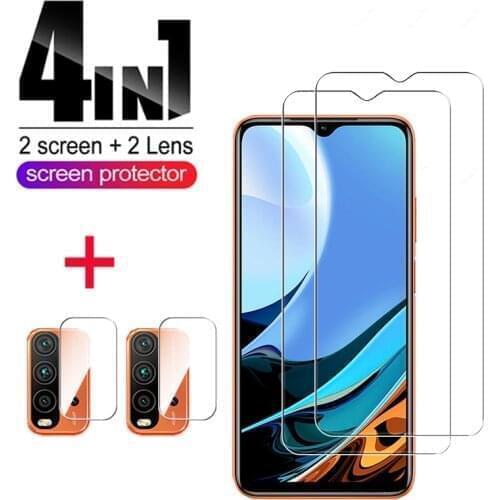 6-IN-1 HD Tempered Glass Screen Protector For Xiaomi 9T 9 9A 9C 10X Pro Lens Camera protective glass for mi 9 t 9 a 9 c 10 x pro