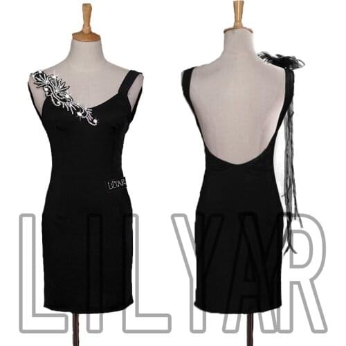 New Latin Dance Dress Competition Dress Costumes Skirt Performing Dress Adult Customize Children Red Matador Skirt Split Skirtes