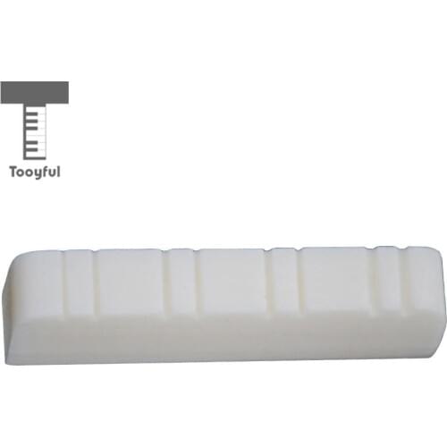 Tooyful 1pc Bone Mandolin Nut Blank for DIY Mandolin Parts 28x5x7mm