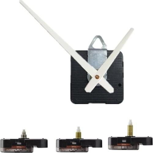 10sets/lot Sun 12888 shaft Quartz Clock Step Movement Mechanism With Hook DIY Repair Parts + White Hands