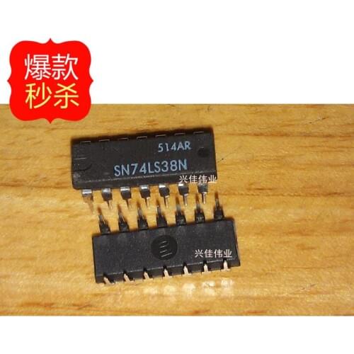 10PCS New original authentic 74LS38 SN74LS38N DIP-14