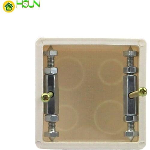 2 pcs Switch socket bottom box Cassette Nut damage Remedial part Cassette bar Reparation Repair remedies Push rod