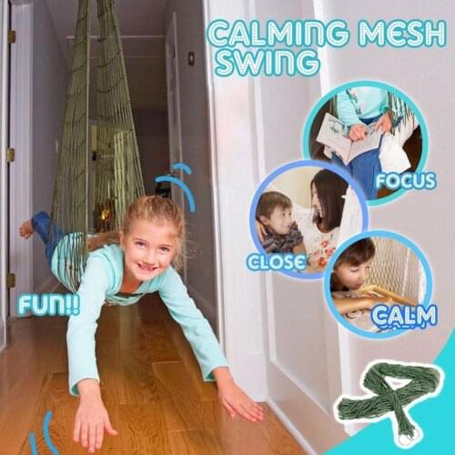 240*80 Nylon Fabric Hammock Mesh Net Hang Strong Beach For Travel Rope Hang Rope Camping Net For Travel M Hammock M1D8 Stro S0R9