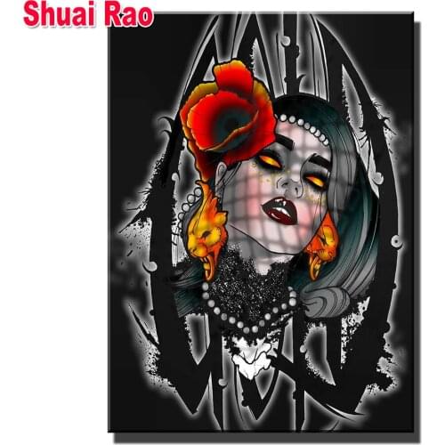 Diy diamond embroidery sale Classic China girl,5d diamond 3d cross stitch full square round 3D pictures Ancient woman