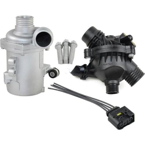 AP03 NEW Electric Water Pump+Thermostat Kit Fits For BMW E60 E81 E90 E91 X3 X5 328i 528i 530xi 525xi X3 X5 11517586925