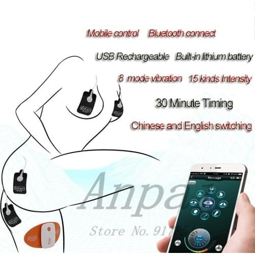 APP remote Electro shock 8 vibration 15 speeds control electro sex vibrators massageador sex toys for women electroestimulador