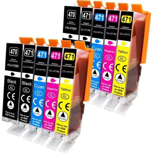 CMFORMY pgi470 cli471 Ink Cartridge For Canon PGI470 PGI-470 CLI-471 PIXMA MG6840 MG5740 TS5040 TS6040 MG6840 Printer Cartridges